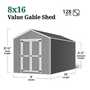Value Series Gable Shed  (Multiple Sizes Available)