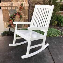 Hialeah Rocking Chair with UV Paint Antiqued Finish (5 Colors Available)