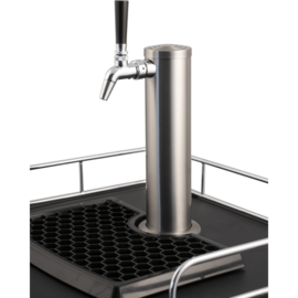 KOMOS® Kegerator with Intertap Stainless Steel Faucets - DROPSHIP FedEx GROUND ONLY