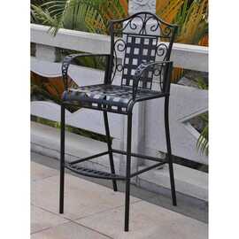 Madison Iron Bar Height Dining Chairs (Set of 2) - 4 Colors Available